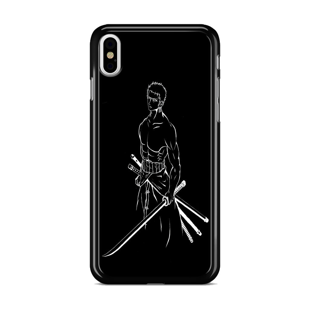 Roronoa Zoro Outlines iPhone X / XS / XS Max Case