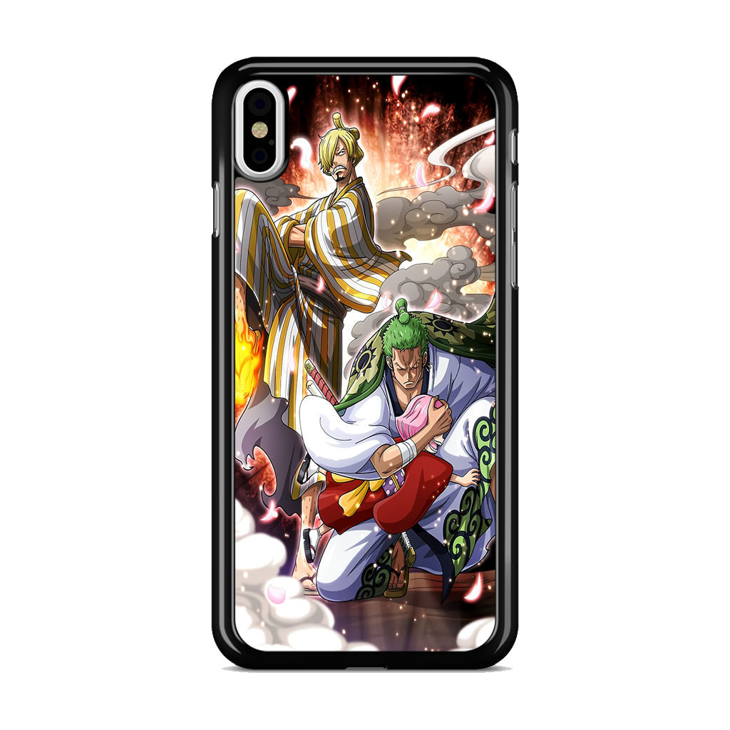 Sanji And Zoro Saving Otoko iPhone X / XS / XS Max Case