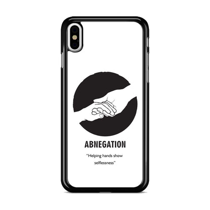 Abnegation Divergent Faction iPhone X / XS / XS Max Case