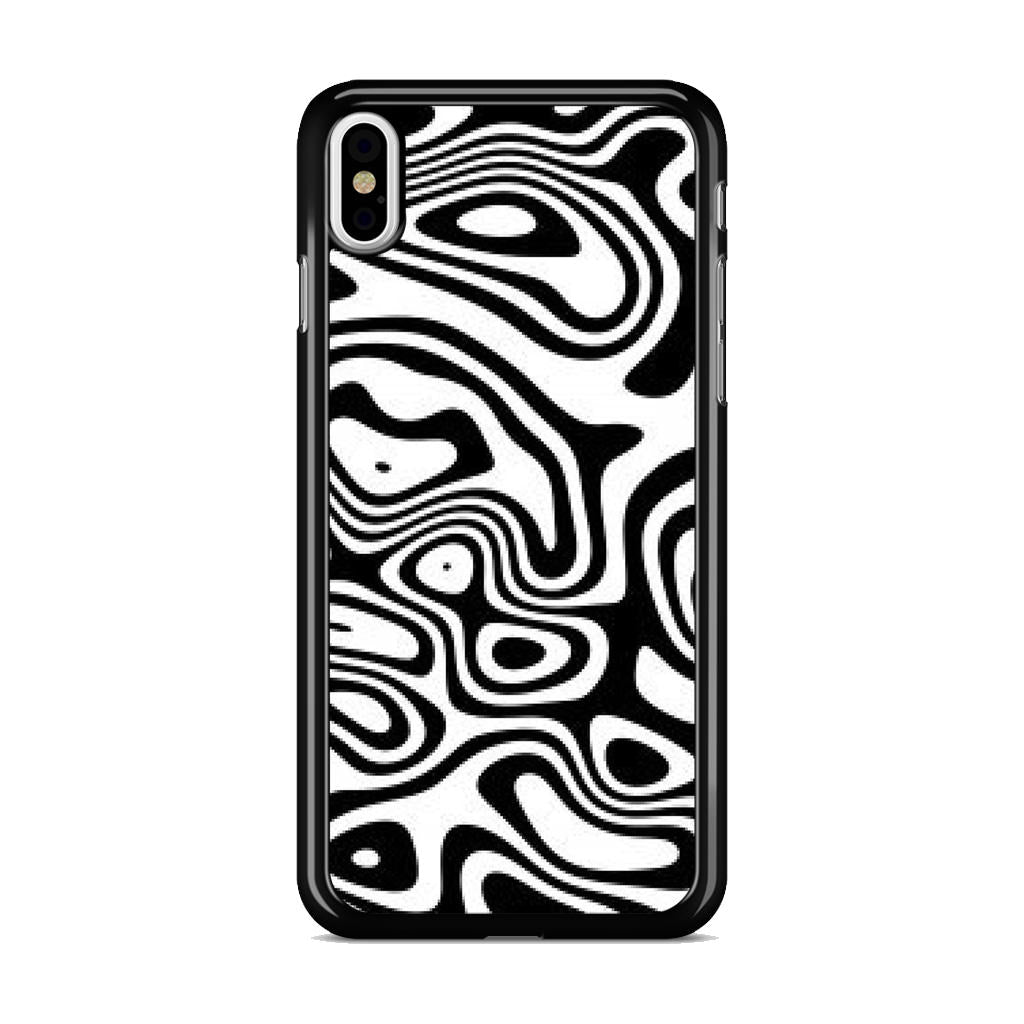 Abstract Black and White Background iPhone X / XS / XS Max Case