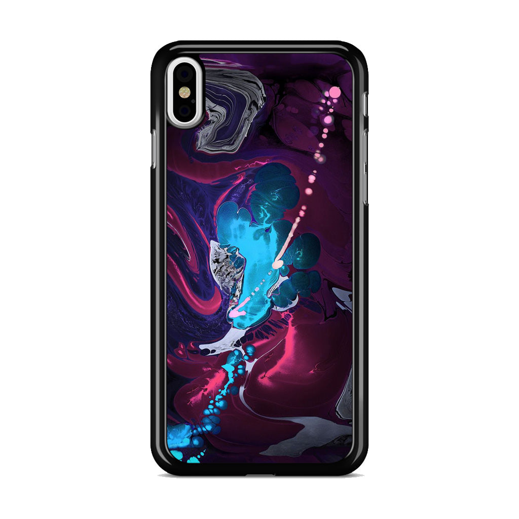 Abstract Purple Blue Art iPhone X / XS / XS Max Case