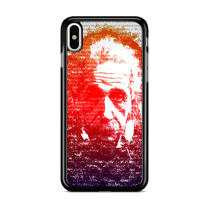 Albert Einstein Art iPhone X / XS / XS Max Case