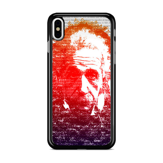 Albert Einstein Art iPhone X / XS / XS Max Case