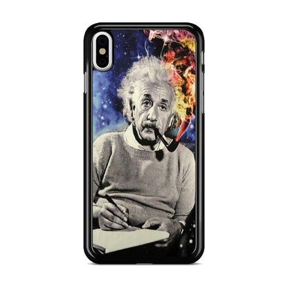 Albert Einstein Smoking iPhone X / XS / XS Max Case