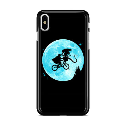 Alien Bike to the Moon iPhone X / XS / XS Max Case