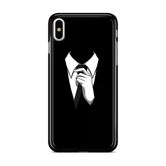 Anonymous Black White Tie iPhone X / XS / XS Max Case