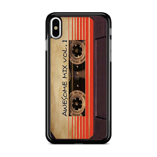 Awesome Mix Vol 1 Cassette iPhone X / XS / XS Max Case