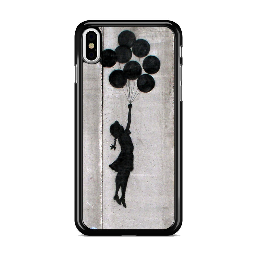 Banksy Girl With Balloons iPhone X / XS / XS Max Case