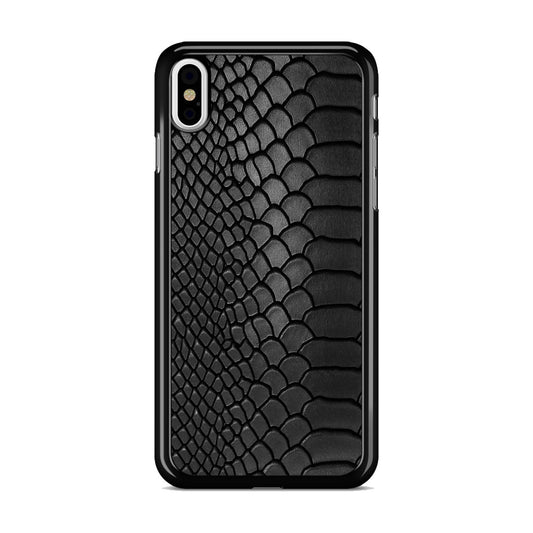 Black Snake Skin Texture iPhone X / XS / XS Max Case