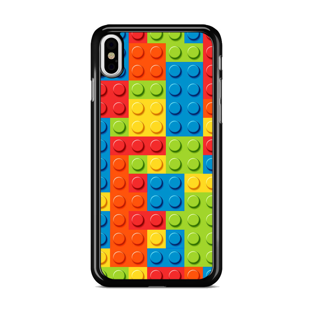 Blocks Rainbow Pattern iPhone X / XS / XS Max Case