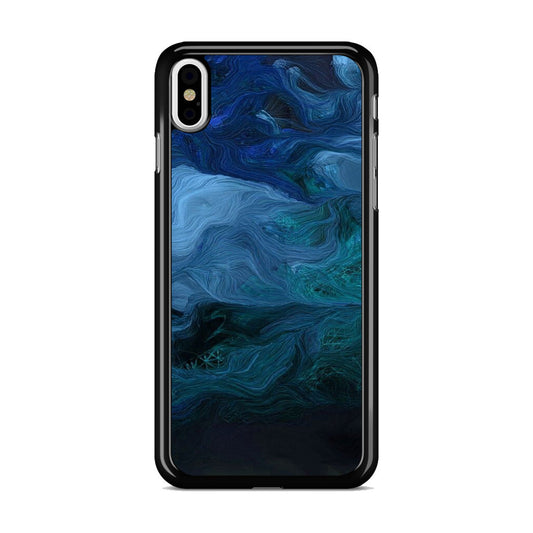 Blue Abstract Art iPhone X / XS / XS Max Case