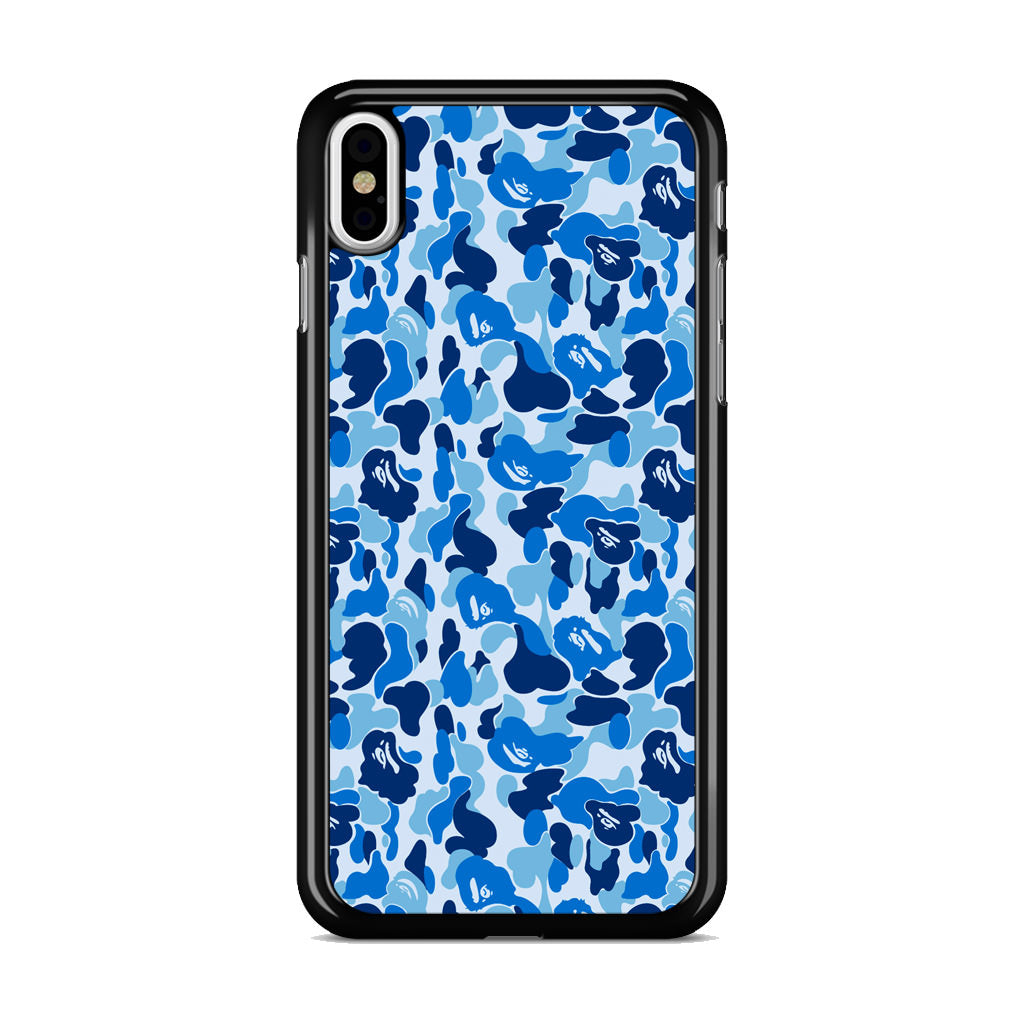 Blue Camo iPhone X / XS / XS Max Case