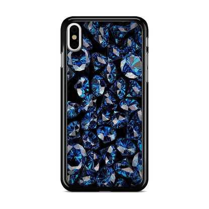 Blue Diamonds Pattern iPhone X / XS / XS Max Case