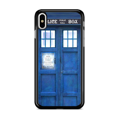 Blue Police Call Box iPhone X / XS / XS Max Case