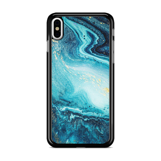 Blue Water Glitter iPhone X / XS / XS Max Case