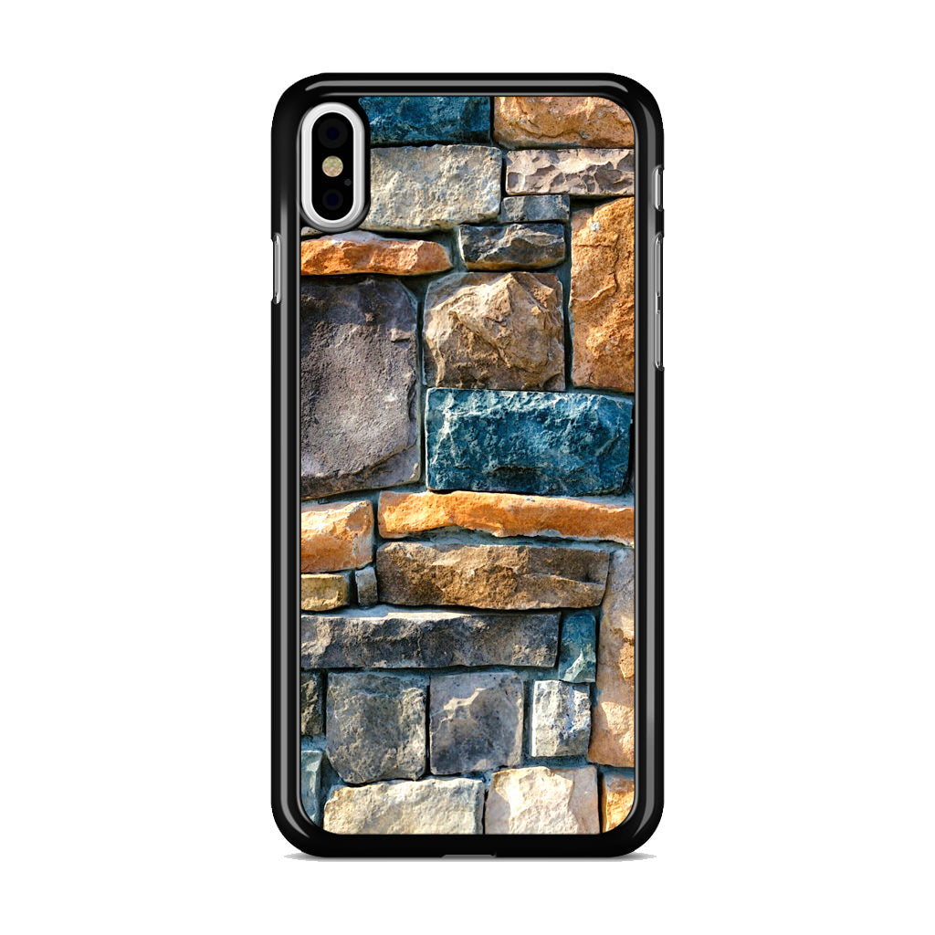 Colored Stone Piles iPhone X / XS / XS Max Case