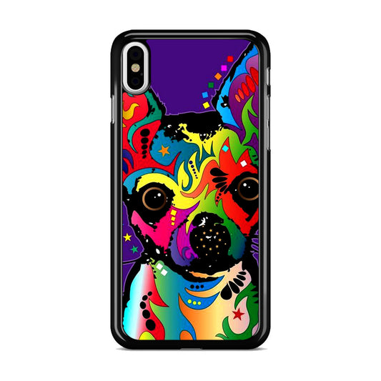 Colorful Chihuahua iPhone X / XS / XS Max Case