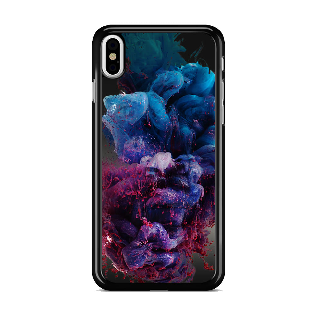 Colorful Dust Art on Black iPhone X / XS / XS Max Case