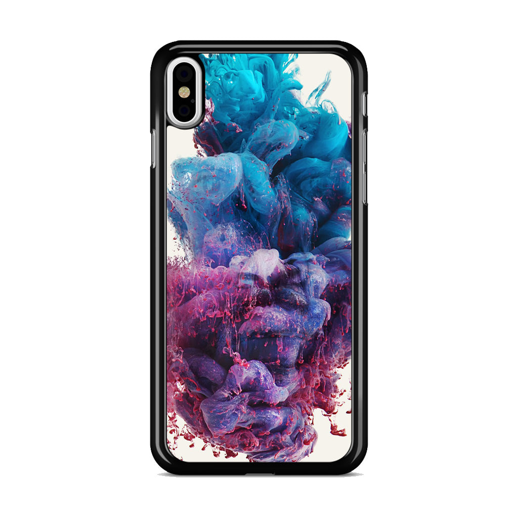 Colorful Dust Art on White iPhone X / XS / XS Max Case