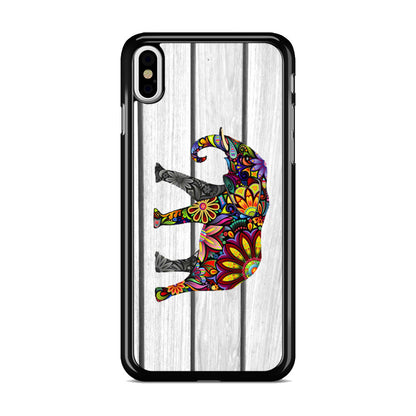 Colorful Elephant Flower iPhone X / XS / XS Max Case