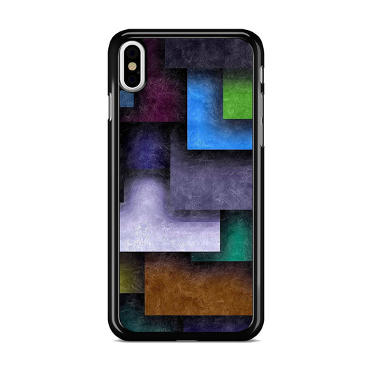 Colorful Rectangel Art iPhone X / XS / XS Max Case