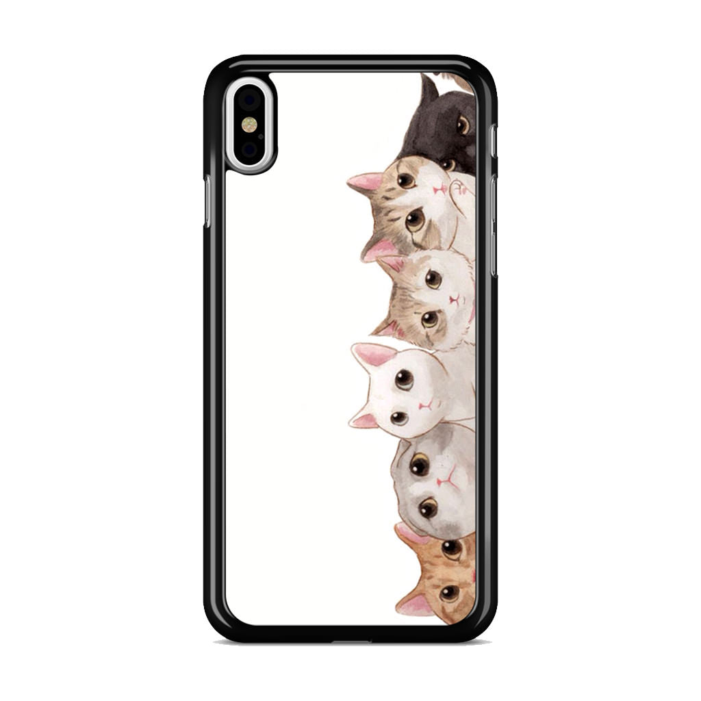 Cute Cats Vertical iPhone X / XS / XS Max Case