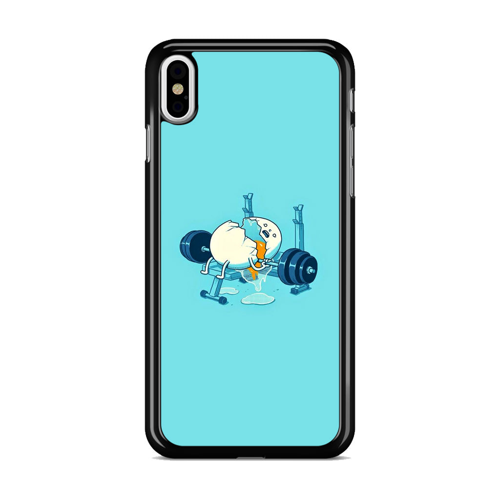 Egg Accident Workout iPhone X / XS / XS Max Case