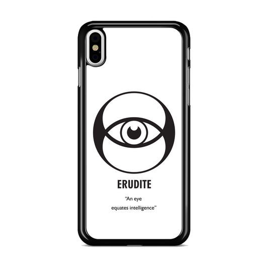 Erudite Divergent Faction iPhone X / XS / XS Max Case