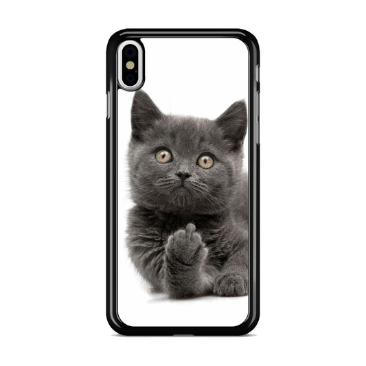 Finger British Shorthair Cat iPhone X / XS / XS Max Case