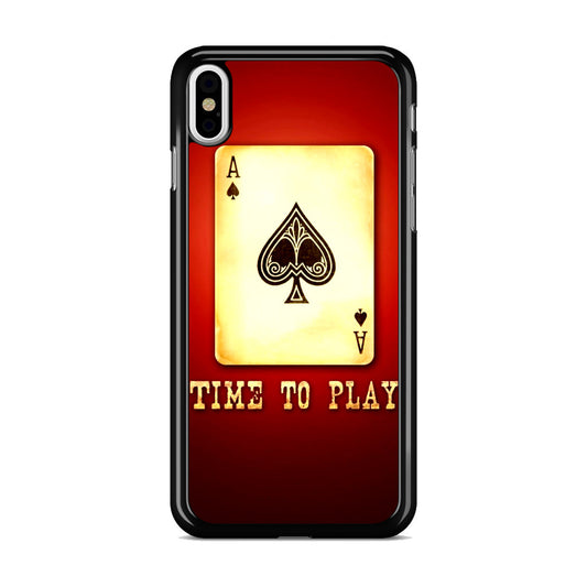 Game Card Time To Play iPhone X / XS / XS Max Case