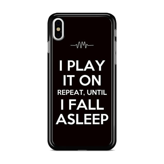 I Play It On Repeat iPhone X / XS / XS Max Case