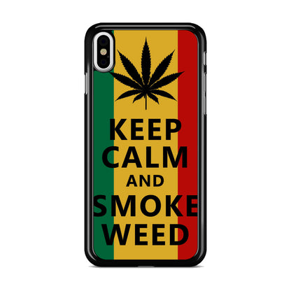 Keep Calm And Smoke Weed iPhone X / XS / XS Max Case