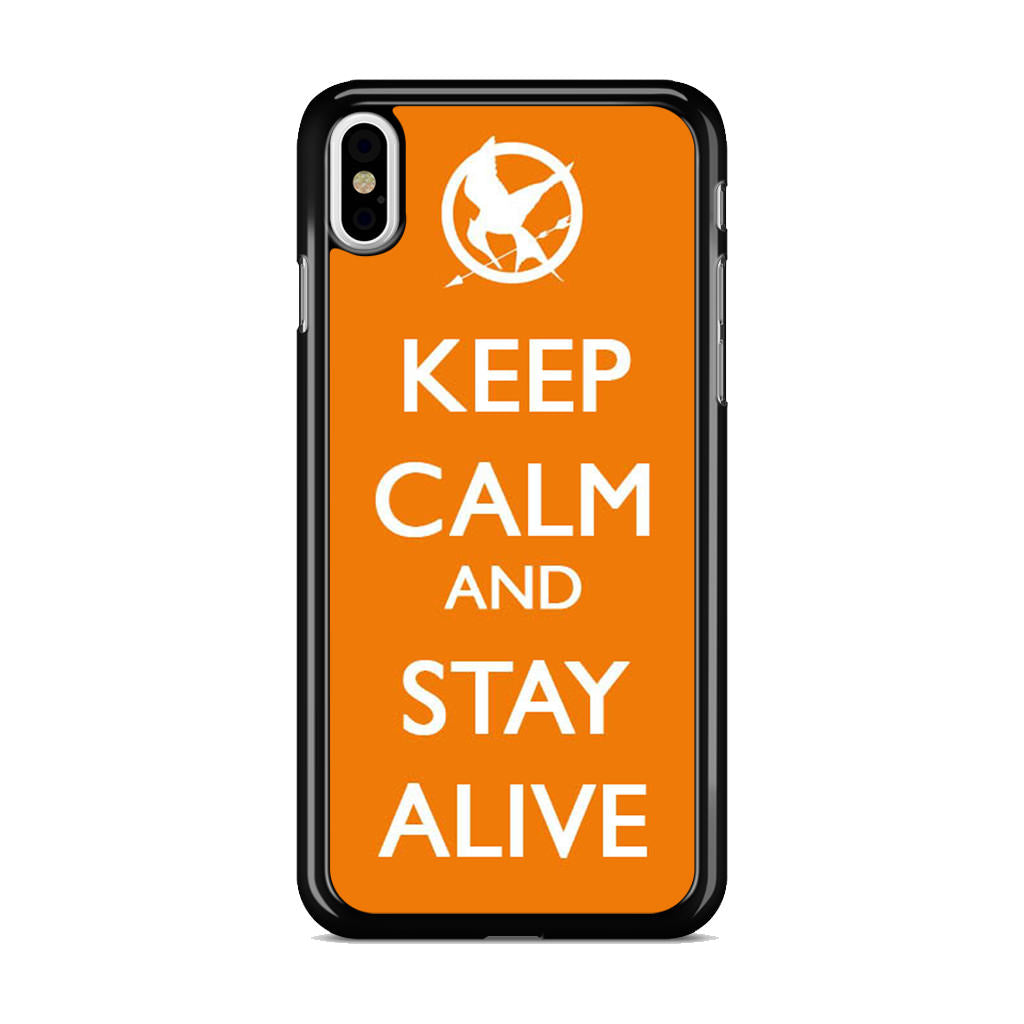 Keep Calm and Stay Alive iPhone X / XS / XS Max Case