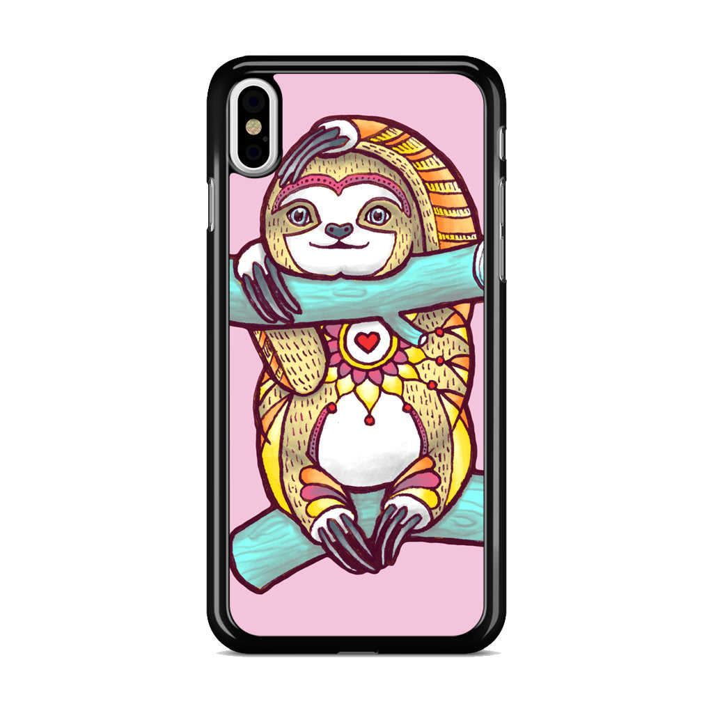 Mandala Sloth iPhone X / XS / XS Max Case