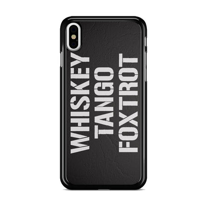 Military Signal Code iPhone X / XS / XS Max Case