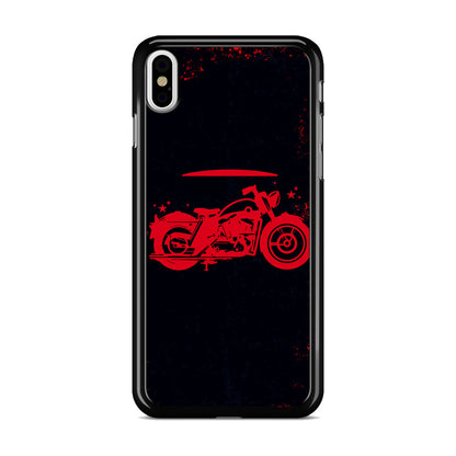 Motorcycle Red Art iPhone X / XS / XS Max Case