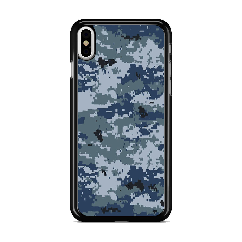 Navy Camo iPhone X / XS / XS Max Case