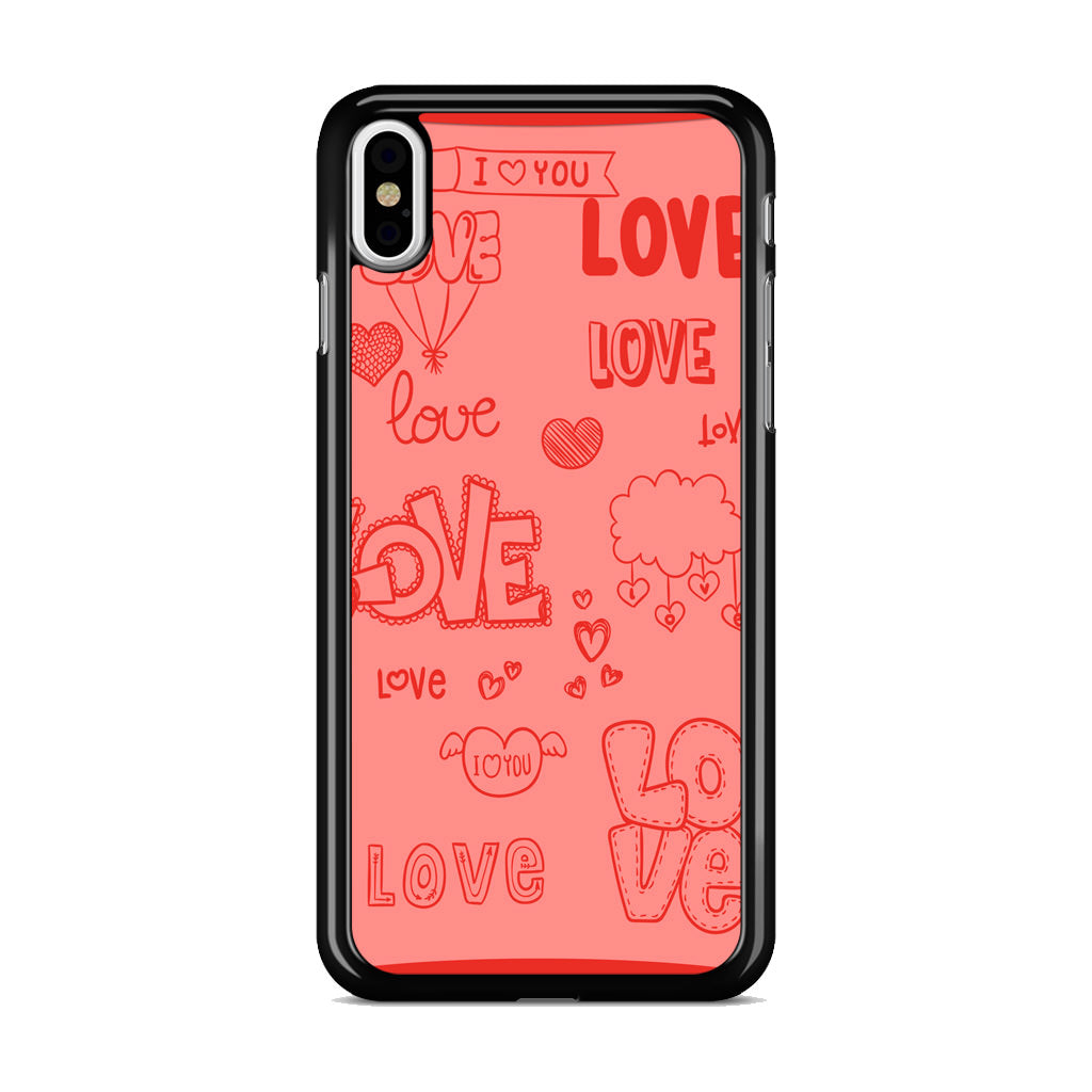 Pink Lover iPhone X / XS / XS Max Case