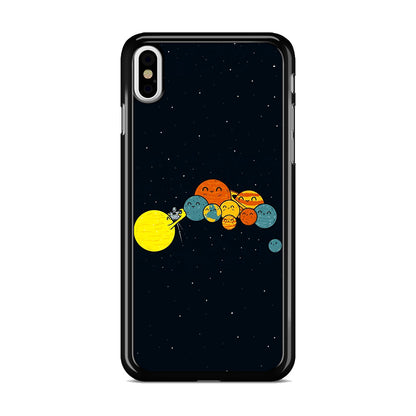 Planet Cute Illustration iPhone X / XS / XS Max Case