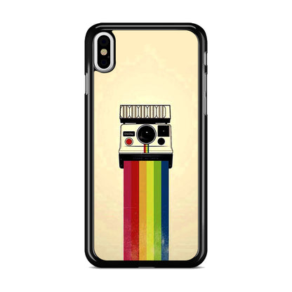 Polaroid Camera Colorful Rainbow iPhone X / XS / XS Max Case