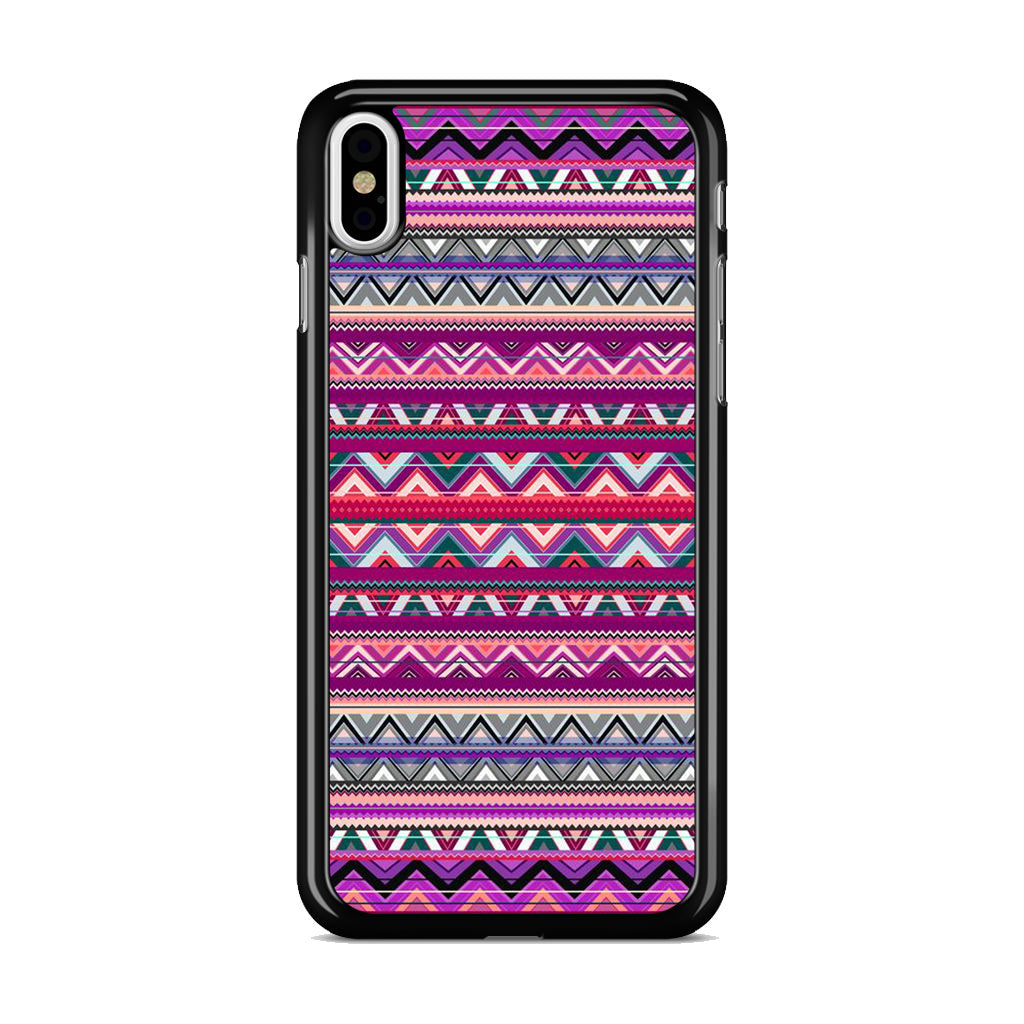 Purple Aztec Art iPhone X / XS / XS Max Case