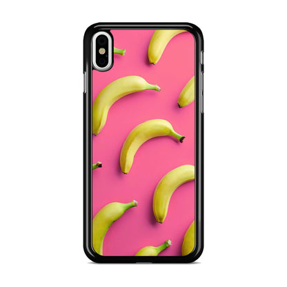 Real Bananas Fruit Pattern iPhone X / XS / XS Max Case