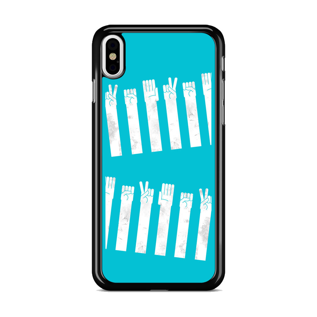 Rock–paper–scissors Zebra Crossing iPhone X / XS / XS Max Case