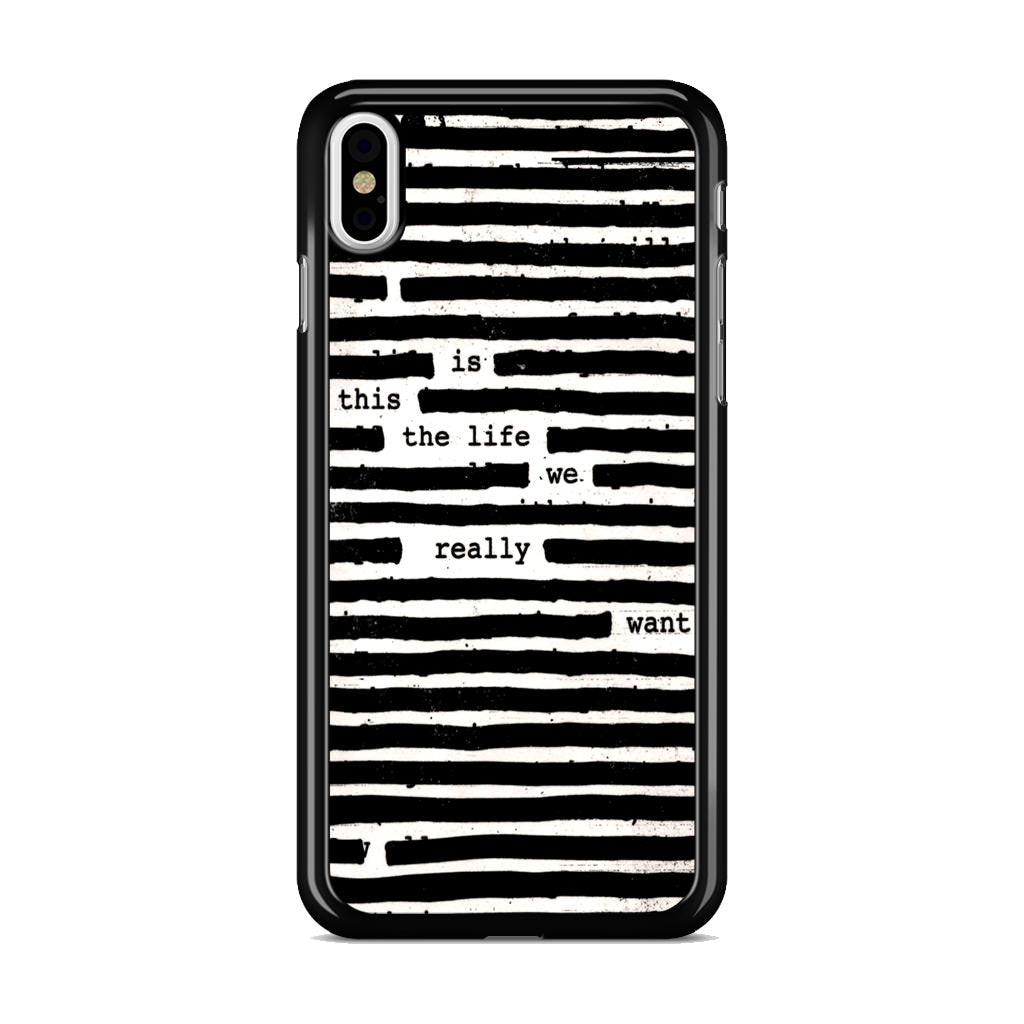 Roger Waters Is This the Life We Really Want iPhone X / XS / XS Max Case