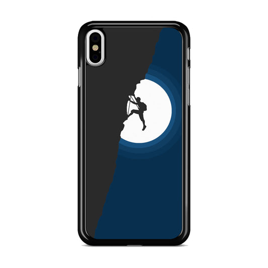 Silhouette of Climbers iPhone X / XS / XS Max Case