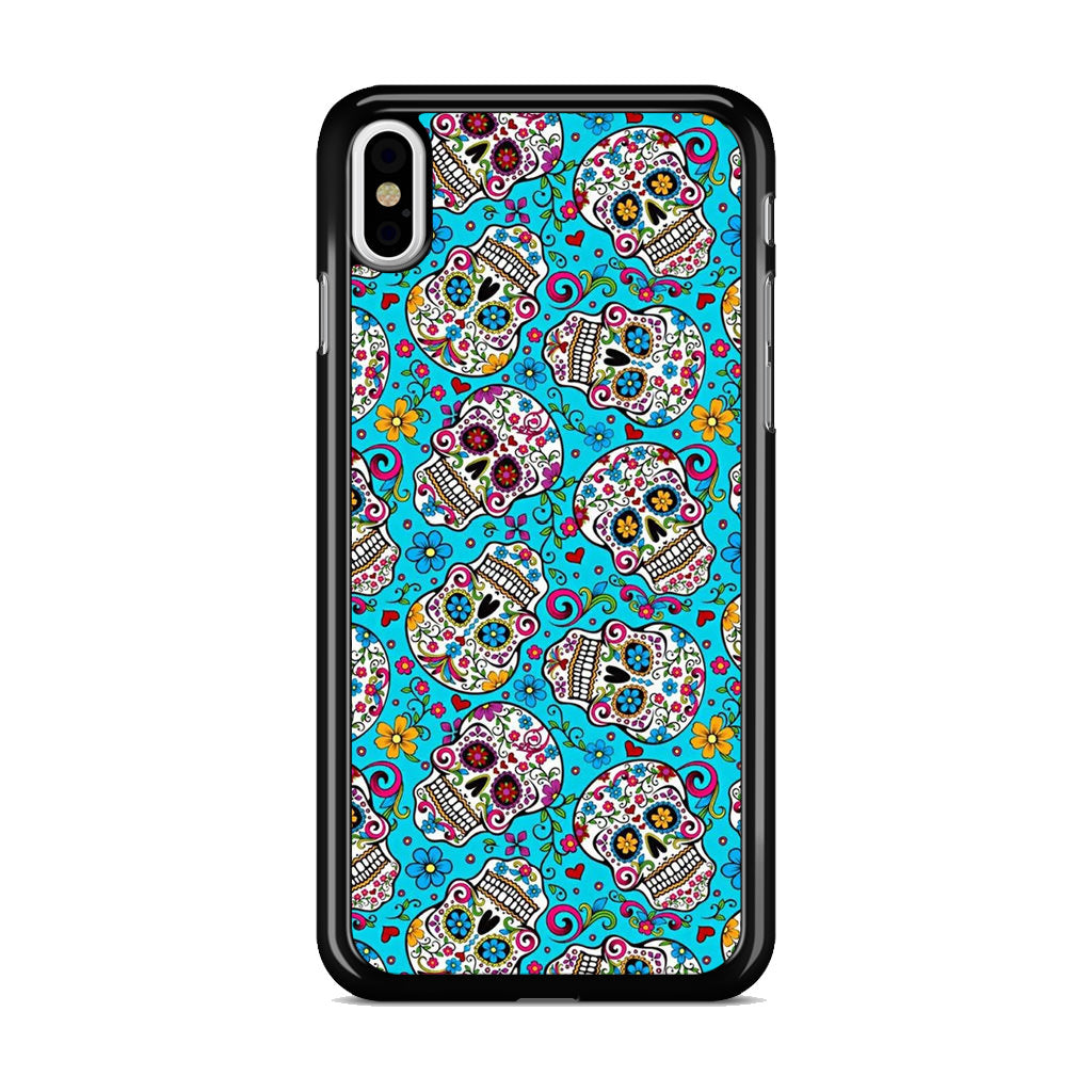 Skull Floral Sugar iPhone X / XS / XS Max Case