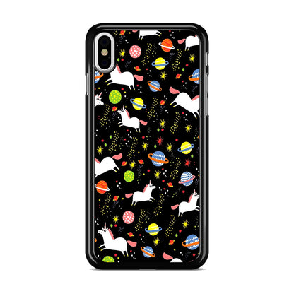 Space Unicorn Pattern iPhone X / XS / XS Max Case