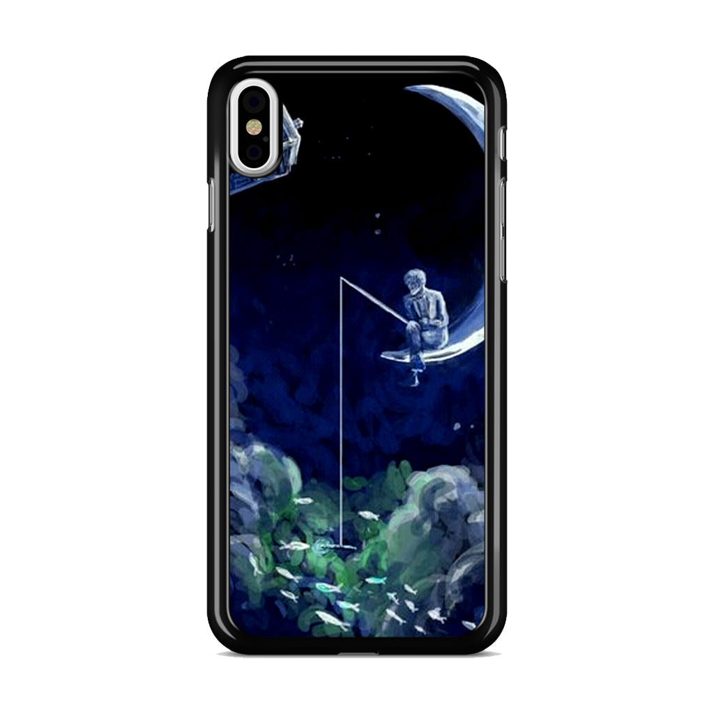 Tardis Walking To The Moon iPhone X / XS / XS Max Case