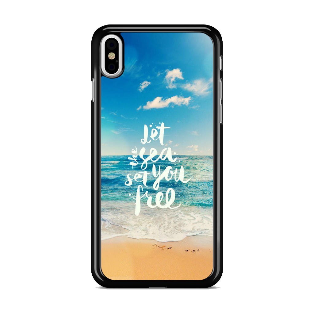 The Sea Set You Free iPhone X / XS / XS Max Case