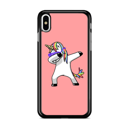 Unicorn Dabbing Pink iPhone X / XS / XS Max Case